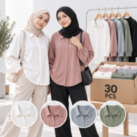 Casual Blouse Wholesale Pack — 30 PCS
